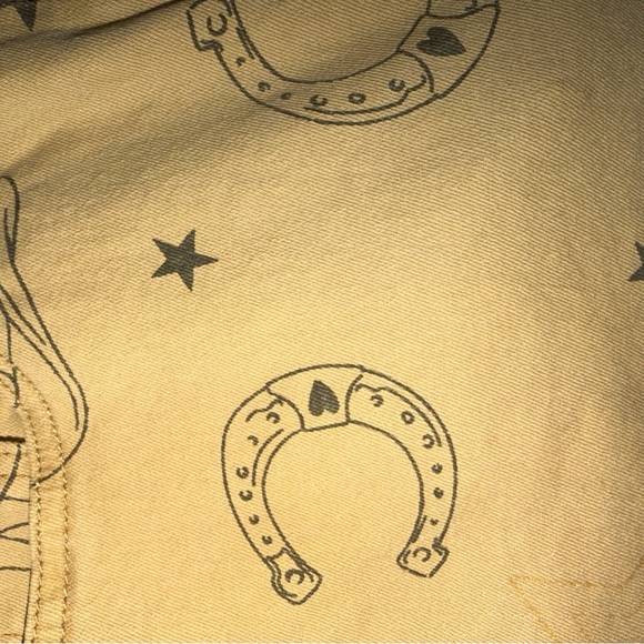 Easel Western Print Wide Leg Pants Size Small - Picture 6 of 7